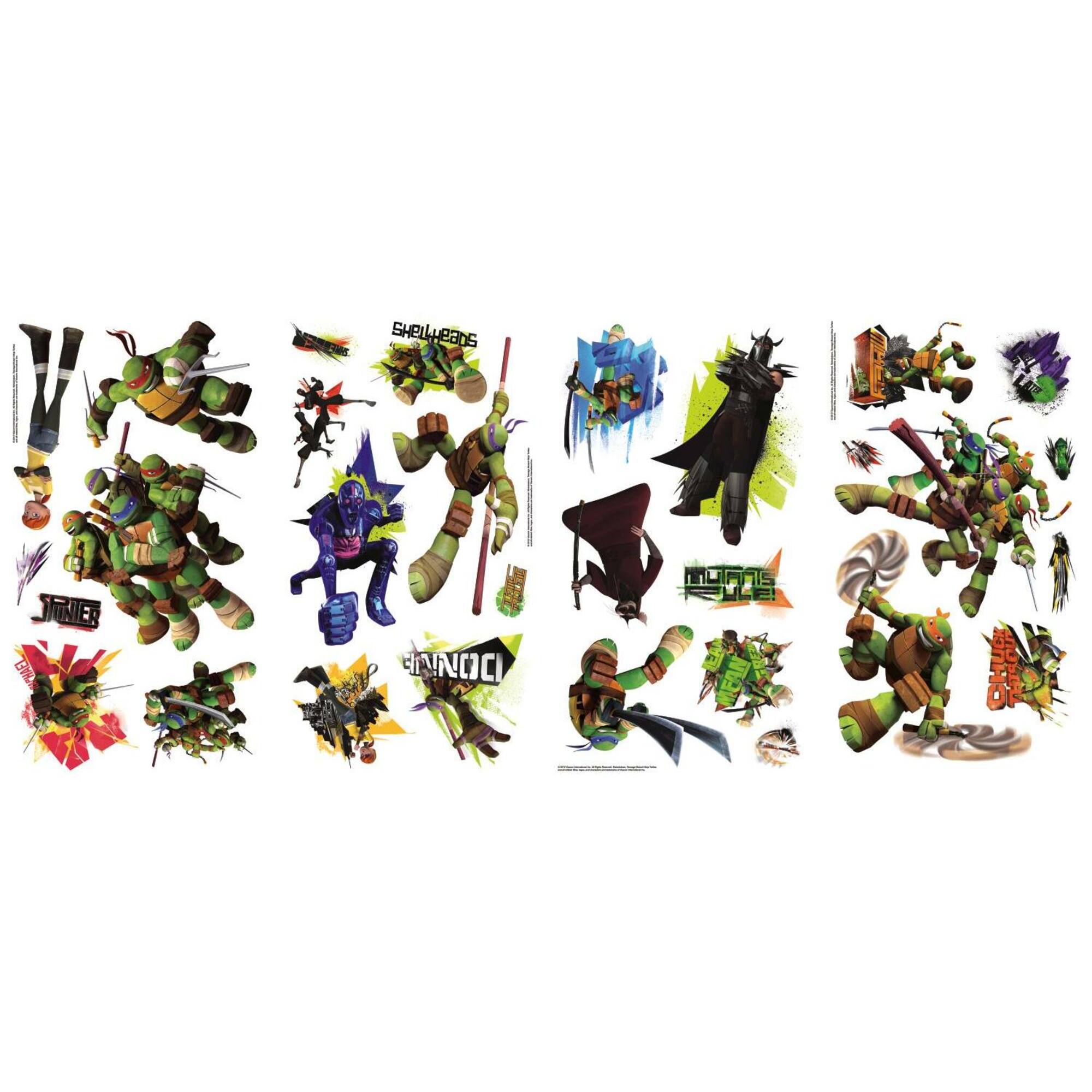 RoomMates Teenage Mutant Ninja Turtles Peel & Stick Decals